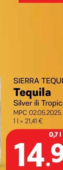 SIERRA TEQUILA Tequila Silver ili Tropical Chili