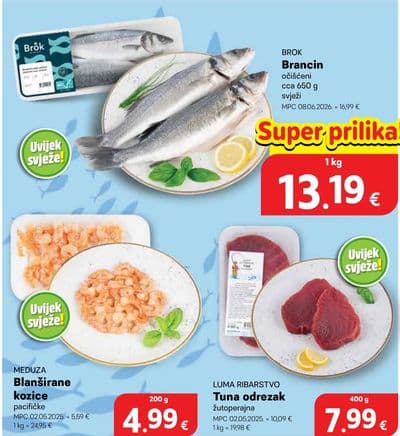 BROK Brancin očišćeni