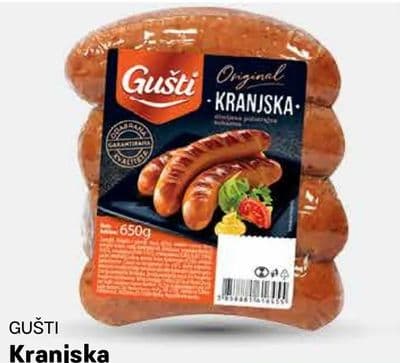 GUŠTI Gušti Kranjska kobasica