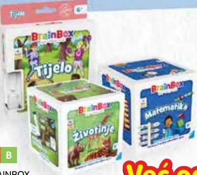 BRAINBOX Zabavna igra s karticama za učenje