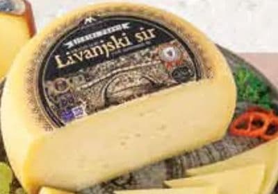 MLJEKARA LIVNO Livanjjski sir dimljeni ili original