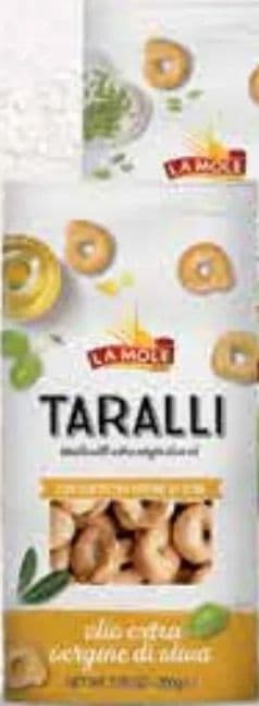 LA MOLE Taralli ekstra djevičansko maslinovo ulje ili sa sjemenkama