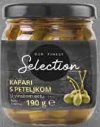 SELECTION Kapari s peteljkom u vinskom octu