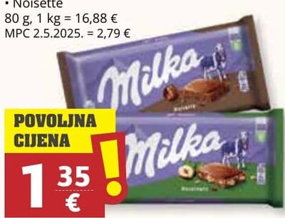 MILKA Čokolada