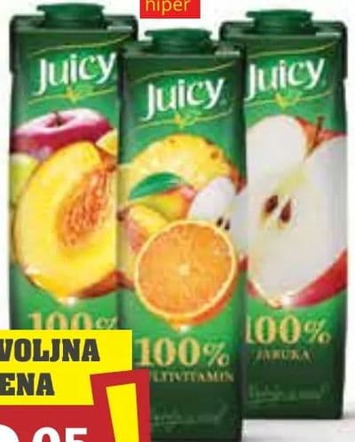 JUICY Sok odabrane vrste