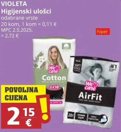 VIOLETA Higijenski ulošci