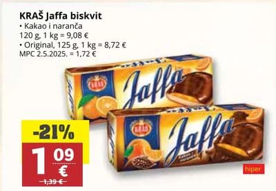 KRAŠ Jaffa biskvit