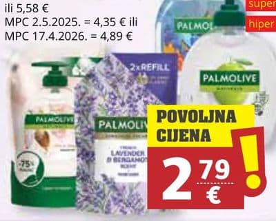 PALMOLIVE Tekući sapun za ruke odabrane vrste
