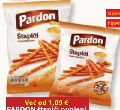 PARDON štapići punjeni kikirikijem