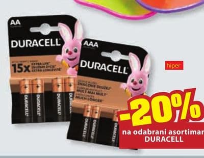 Duracell AA baterije
