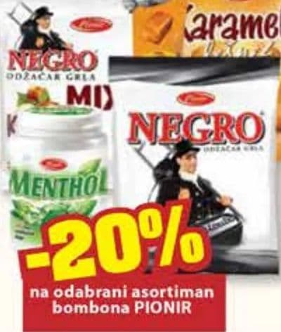Pionir Negro Odzačar Grijalice i Menthol