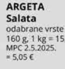 ARGETA Salata