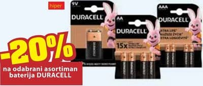 DURACELL Baterija DURACELL