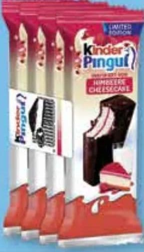 Kinder Kinder Pinguí Desert Cheesecake i malina