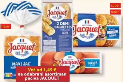 JACQUET BURGER BUNS