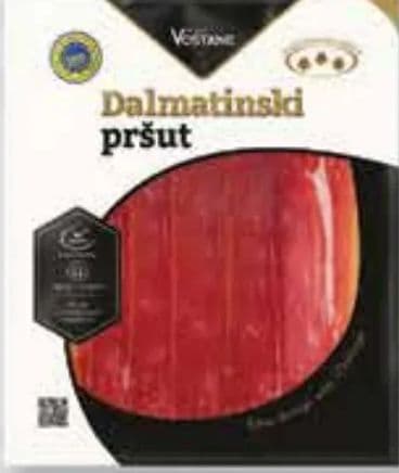 VOŠTANE Dalmatinski pršut narezak