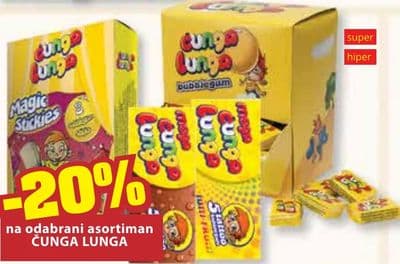 ČUNGA LUNGA Magic Stickies