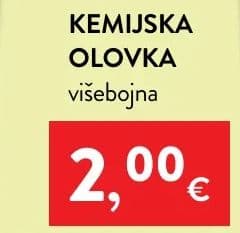 KEMIJSKA OLOVKA višebojna