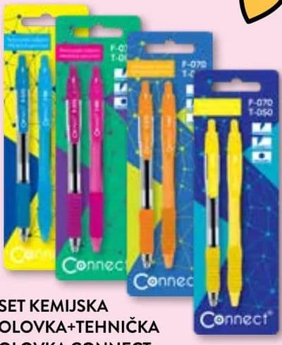 Connect SET KEMIJSKA OLOVKA+TEHNIČKA OLOVKA CONNECT
