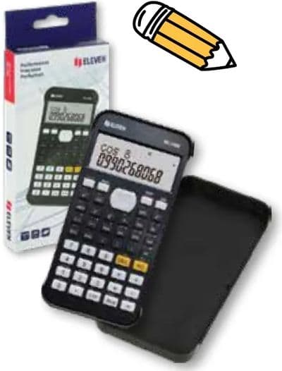 ELEVEN KALKULATOR ELEVEN tehnički, 128 funkcija, 8+2 mjesta