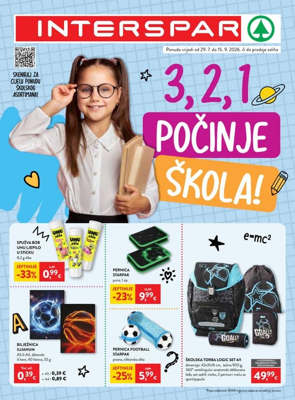 Spar - INTERSPAR katalog (29. 07. 2026. - 15. 09. 2026.)