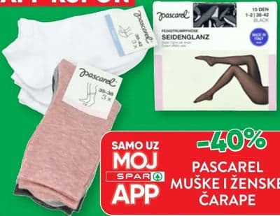 Pascarel Muške i ženske čarape
