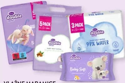 double care VLAŽNE MARAMICE ILI TOALETNI PAPIR VIOLETA