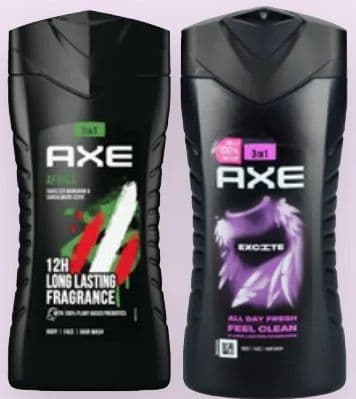 AXE GEL ZA TUŠIRANJE AXE razne vrste 250 ml