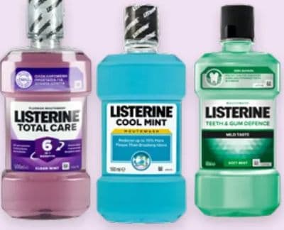 LISTERINE VODICA ZA USTA LISTERINE odabrane vrste 500 ml