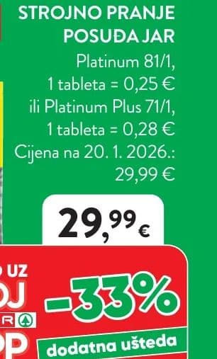 Jar Tablete za strojno pranje Jar