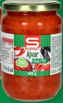 S-BUDGET AJVAR blagi ili ljuti
