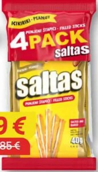 Koestlin Saltas Punjenje slani štapići kikiriki