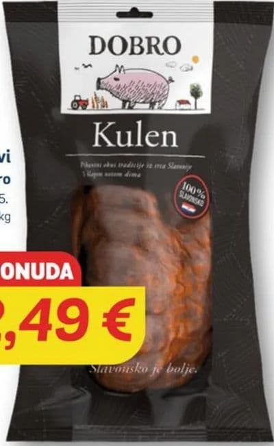 Dobro Kulen krčkavi 1 kg Dobro