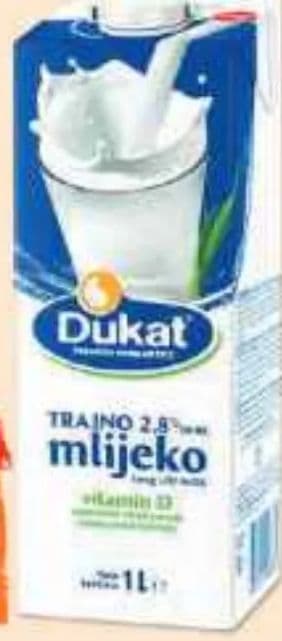 Dukat MLIJEKO TRAJNO 2,8% m.m.