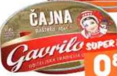Gavrilović PAŠTETA čajna, Jetrena