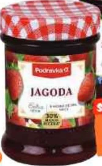 Podravka DŽEM extra jagoda, extra šumsko voće