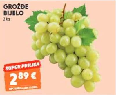 GROŽĐE BIJELO