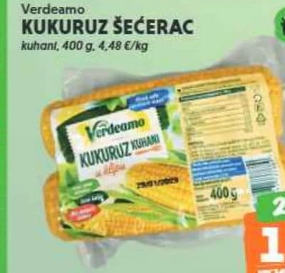 Verdeamo Verdeamo Kukuruz Šećerac kuhani