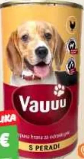 Vauuu Vauuu MOKRA HRANA ZA PSE perad