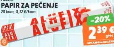 Alufix PAPIR ZA PEČENJE