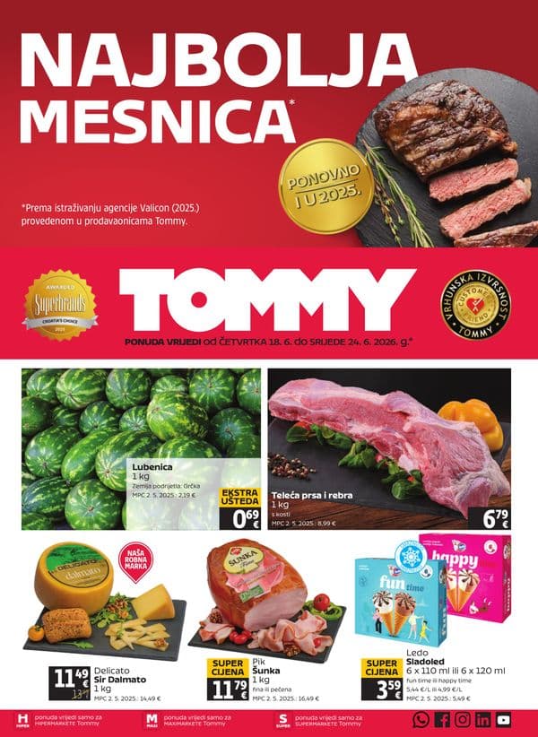 Tommy katalog - Akcijski katalog (18. 06. 2026. - 24. 06. 2026.)