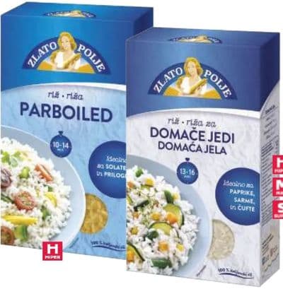 Zlato Polje Riža Parboiled