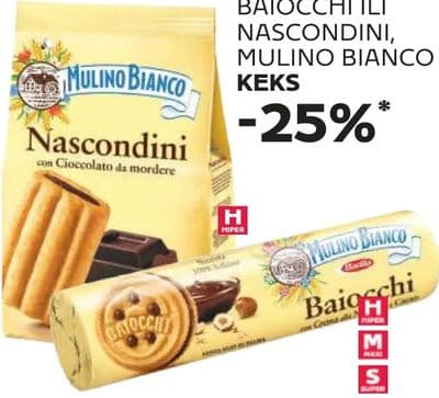 Mulino Bianco Baiocchi ili Nascondini, Mulino Bianco Keks