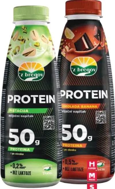 'z bregov 'z bregov, Vindija Proteinski mliječni napitak razne vrste