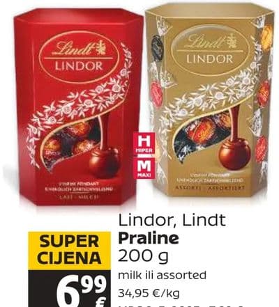 Lindor, Lindt Lindor, Lindt Praline