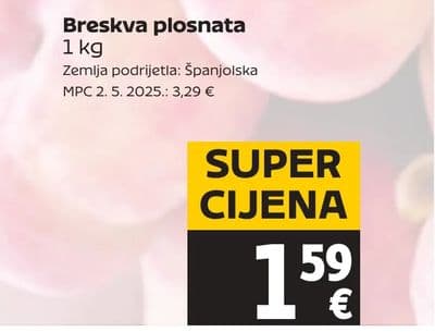 Breskva plosnata