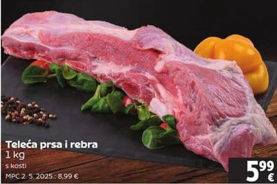 Teleća prsa i rebra