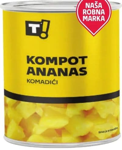T! T! Kompot ananas