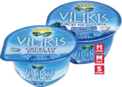 Viligis Viligis, z bregov Grčki tip jogurta