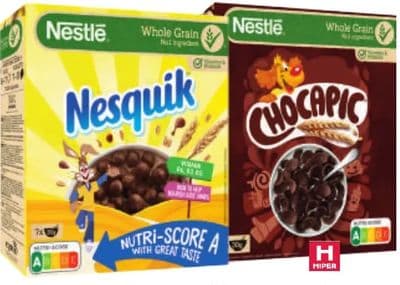Nestle Nesquik ili Chocapic, Žitne loptice ili pahuljice
